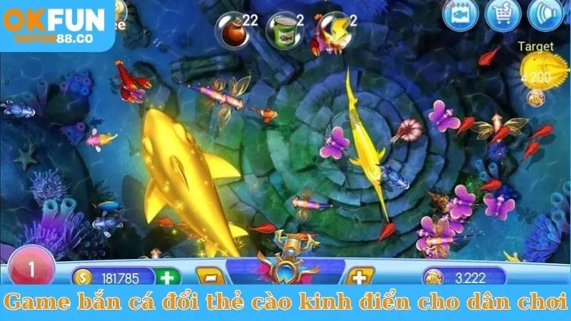 Bắn Cá Đổi Thẻ Cào OKFUN - Đổi Thưởng Không Giới Hạn