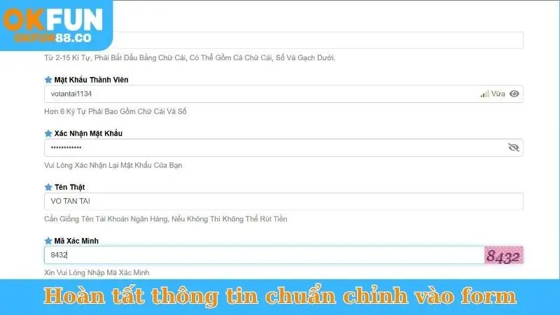 Đăng Ký Okfun - Sân Chơi Uy Tín, Nhận Thưởng Cực Khủng