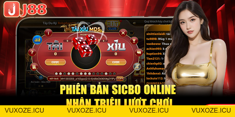 Sicbo Online | Game Đỉnh Chóp J88 Hơn 1.000k Lượt Chơi Sicbo Online | Game Đỉnh Chóp J88 Hơn 1.000k Lượt Chơi